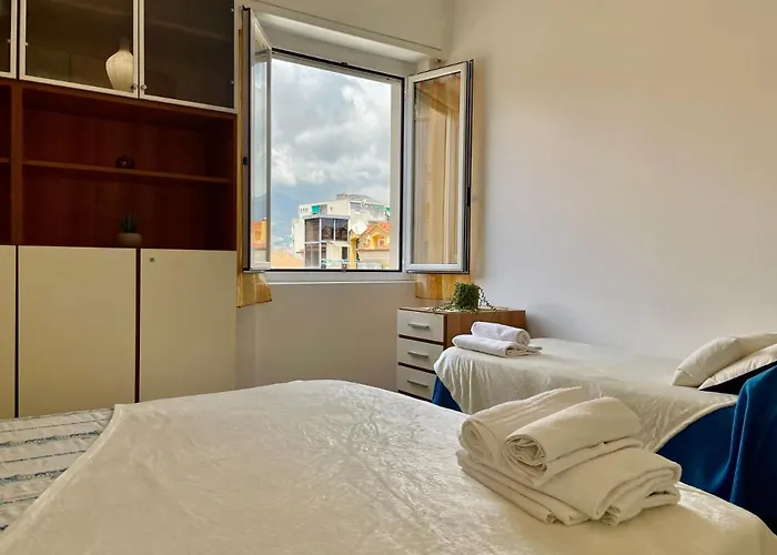 Apartamento 50 Metri Dal Mare Trilocale In Centro Con A/c *